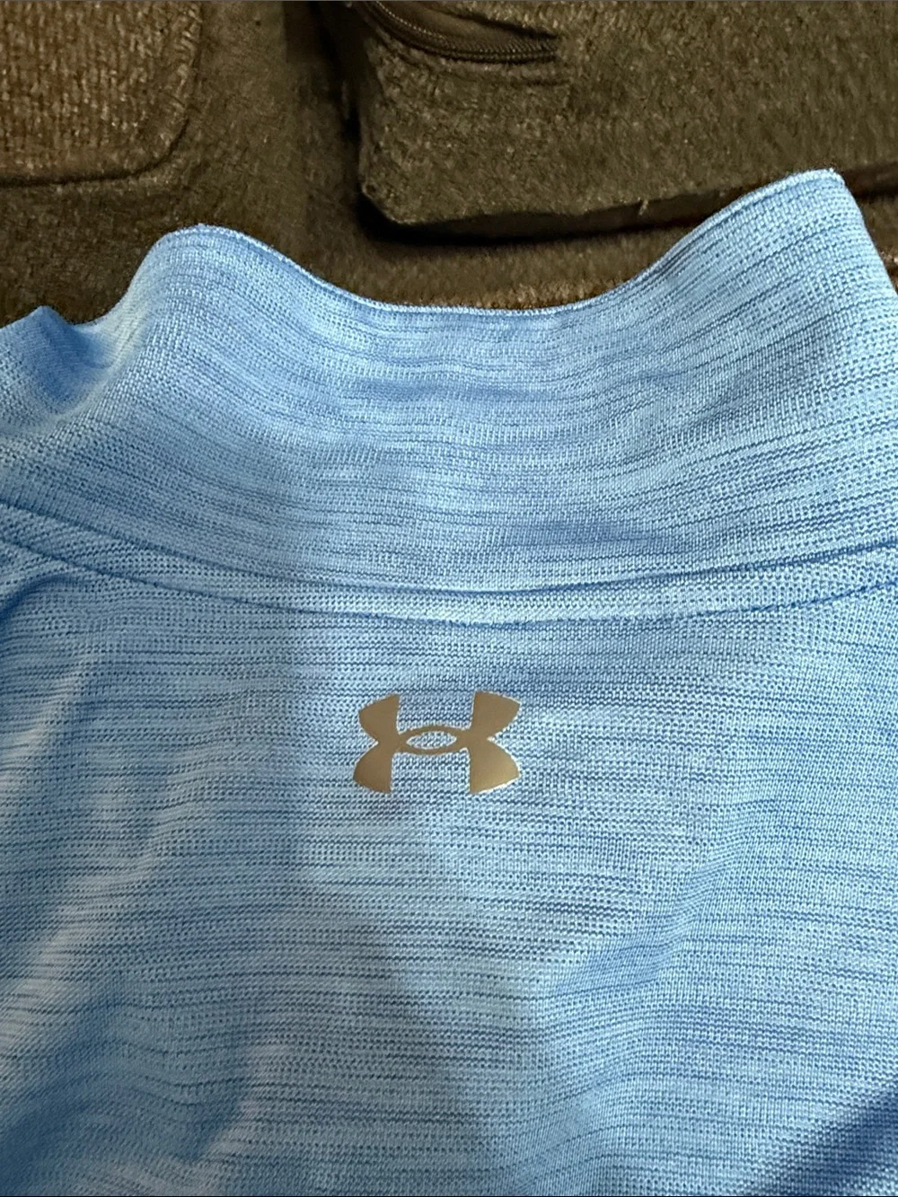 Under Armour Blue Heather Performance Polo